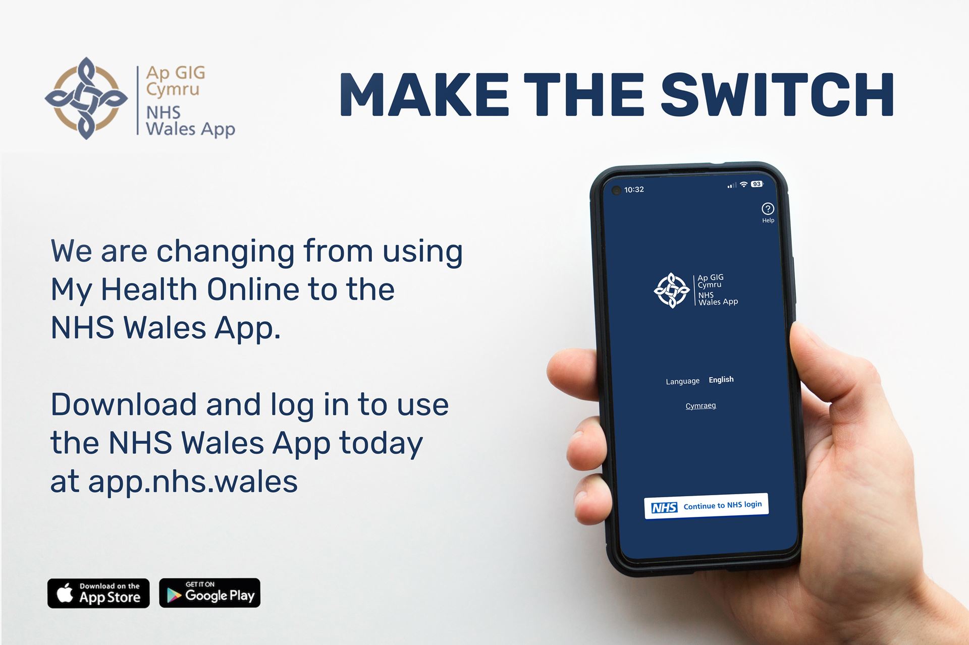 NHS wales app switch