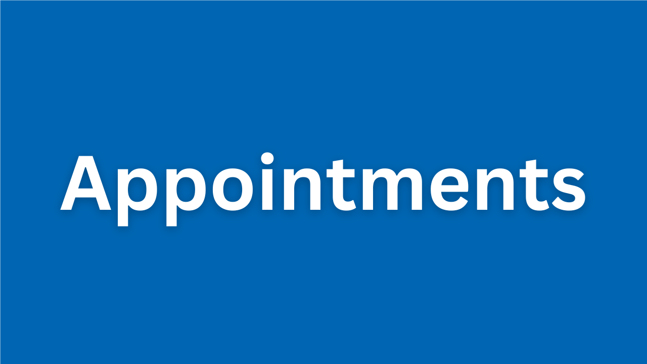 Appointments 2