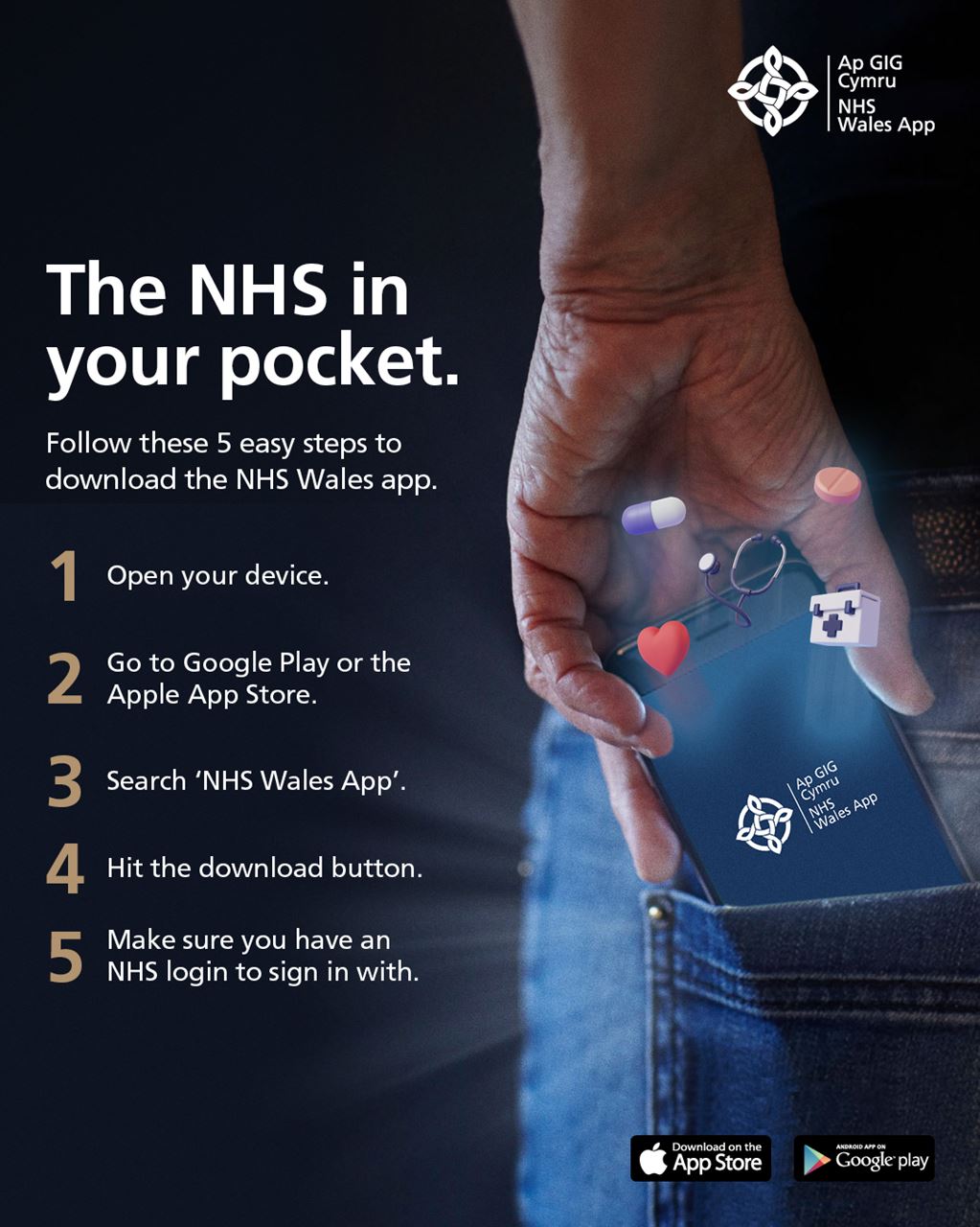 nhs app poster 